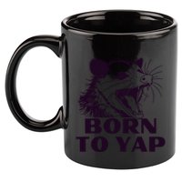 Born To Yap Funny Opossun Meme Awesome Possum Weird Gift 11oz C Handle Ceramic Mug