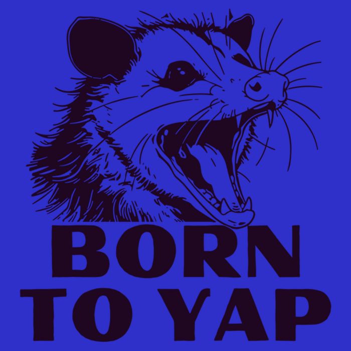 Born To Yap Funny Opossun Meme Awesome Possum Weird Gift Bag