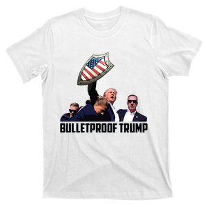 Bulletproof Trump You Cant Kill Freedom Trump Shot T-Shirt