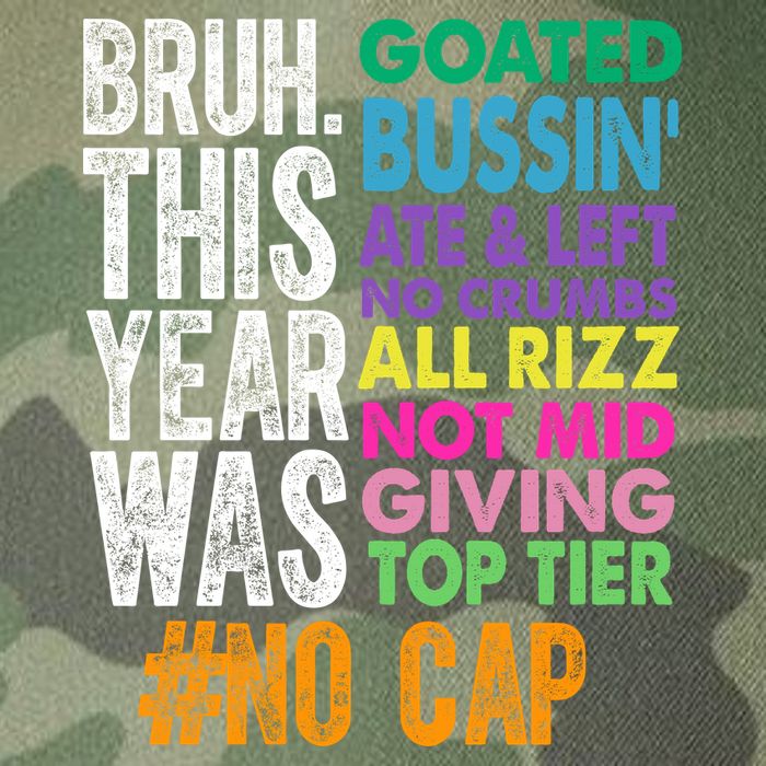 Bruh This Year Was Goated No Cap Funny Last Day Of School Legacy Tie Dye Trucker Hat