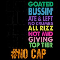 Bruh This Year Was Goated No Cap Funny Last Day Of School Mug