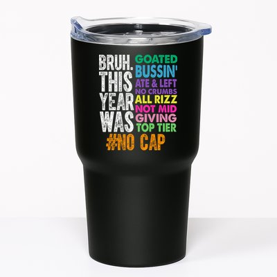 Bruh This Year Was Goated No Cap Funny Last Day Of School Tumbler