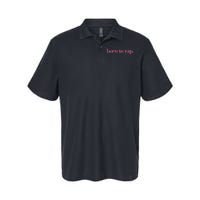 Born To Yap Softstyle Adult Sport Polo