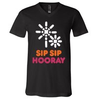 Better Than You Sip Sip Hooray Dunkin​ V-Neck T-Shirt