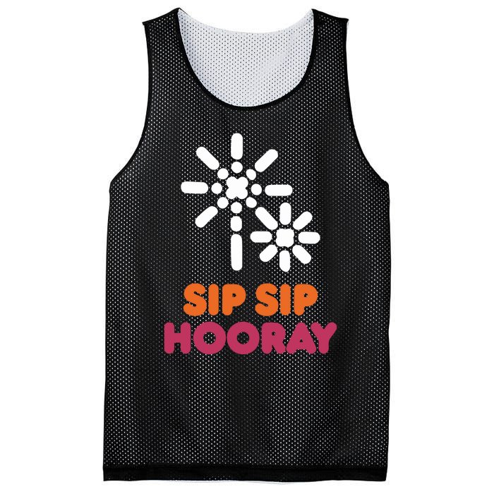 Better Than You Sip Sip Hooray Dunkin​ Mesh Reversible Basketball Jersey Tank