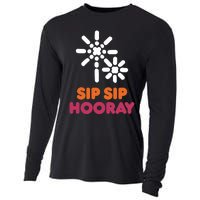 Better Than You Sip Sip Hooray Dunkin​ Cooling Performance Long Sleeve Crew