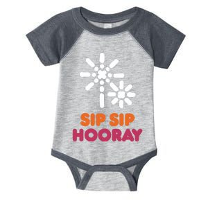 Better Than You Sip Sip Hooray Dunkin​ Infant Baby Jersey Bodysuit