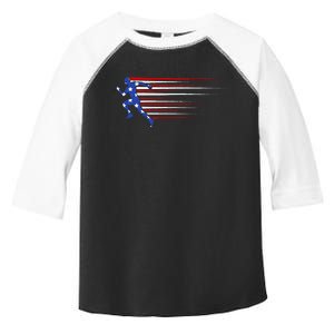 Best USA American Flag Track And Field Gift Team Men Women Toddler Fine Jersey T-Shirt