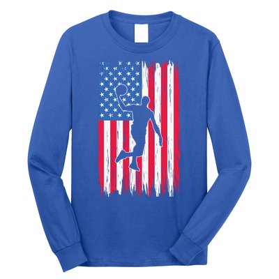 Basketball USA American Flag Bball Coach Team Player Long Sleeve Shirt