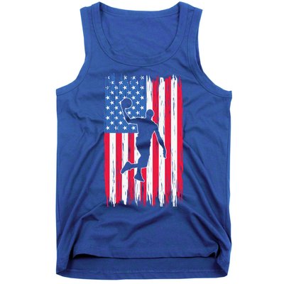 Basketball USA American Flag Bball Coach Team Player Tank Top