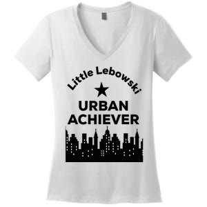 Bowling Urban Achiever Women's V-Neck T-Shirt