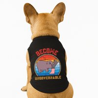 Become Ungovernable Angry Moo Deng Baby Hippo Doggie Tank