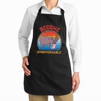 Become Ungovernable Angry Moo Deng Baby Hippo Apron