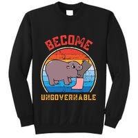 Become Ungovernable Angry Moo Deng Baby Hippo Sweatshirt