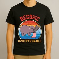 Become Ungovernable Angry Moo Deng Baby Hippo T-Shirt