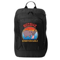 Become Ungovernable Angry Moo Deng Baby Hippo City Backpack