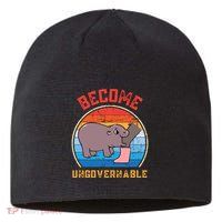 Become Ungovernable Angry Moo Deng Baby Hippo Sustainable Beanie