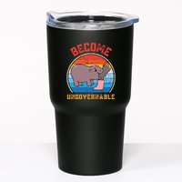 Become Ungovernable Angry Moo Deng Baby Hippo Tumbler