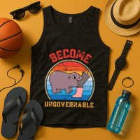 Become Ungovernable Angry Moo Deng Baby Hippo Tank Top