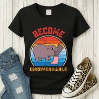 Become Ungovernable Angry Moo Deng Baby Hippo Womens T-Shirt