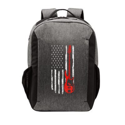 Bassist USA American Flag Bass Guitar Player Musician Vector Backpack