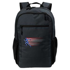 Best Usa American Flag Track And Field Gift Team Women Daily Commute Backpack