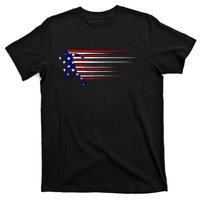 Best Usa American Flag Track And Field Gift Team T-Shirt