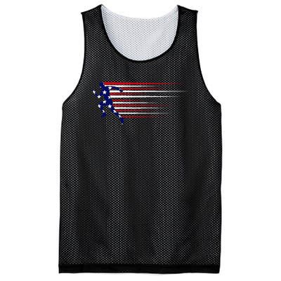 Best Usa American Flag Track And Field Gift Team Mesh Reversible Basketball Jersey Tank