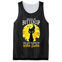 Buckle Up Buttercup You Just Flipped My Witch Switch Sassy Mesh Reversible Basketball Jersey Tank