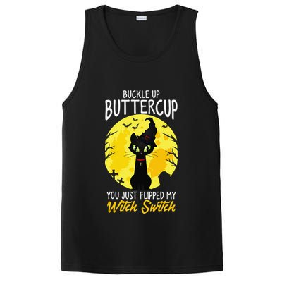 Buckle Up Buttercup You Just Flipped My Witch Switch Sassy PosiCharge Competitor Tank