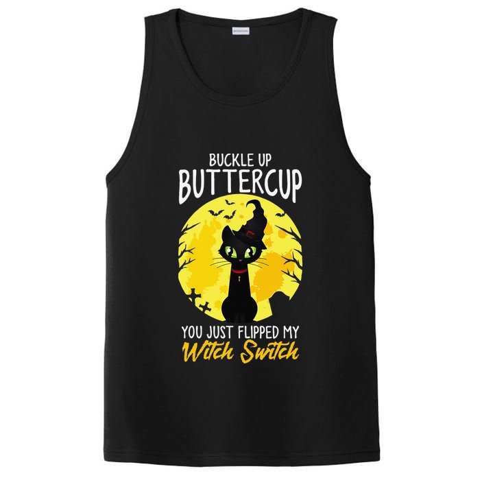 Buckle Up Buttercup You Just Flipped My Witch Switch Sassy PosiCharge Competitor Tank