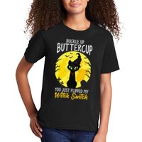Buckle Up Buttercup You Just Flipped My Witch Switch Sassy Kids T-Shirt
