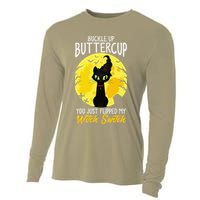 Buckle Up Buttercup You Just Flipped My Witch Switch Sassy Cooling Performance Long Sleeve Crew