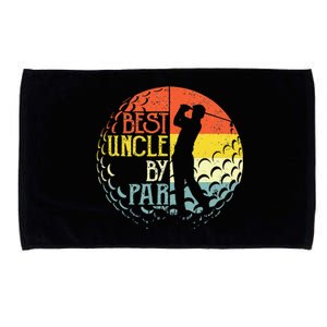 Best Uncle By Par Golf Lover Sports Christmas Gifts Microfiber Hand Towel