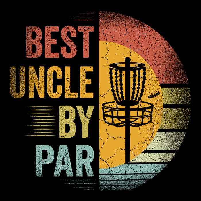 Best Uncle By Par Disc Golf Frisbee Golfer FatherS Day Cool Gift City Backpack