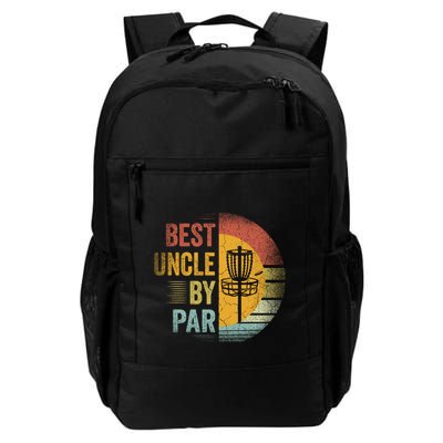 Best Uncle By Par Disc Golf Frisbee Golfer FatherS Day Cool Gift Backpack
