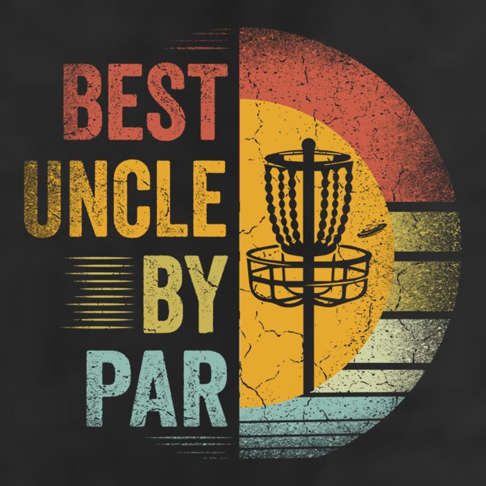 Best Uncle By Par Disc Golf Frisbee Golfer FatherS Day Cool Gift Beanie