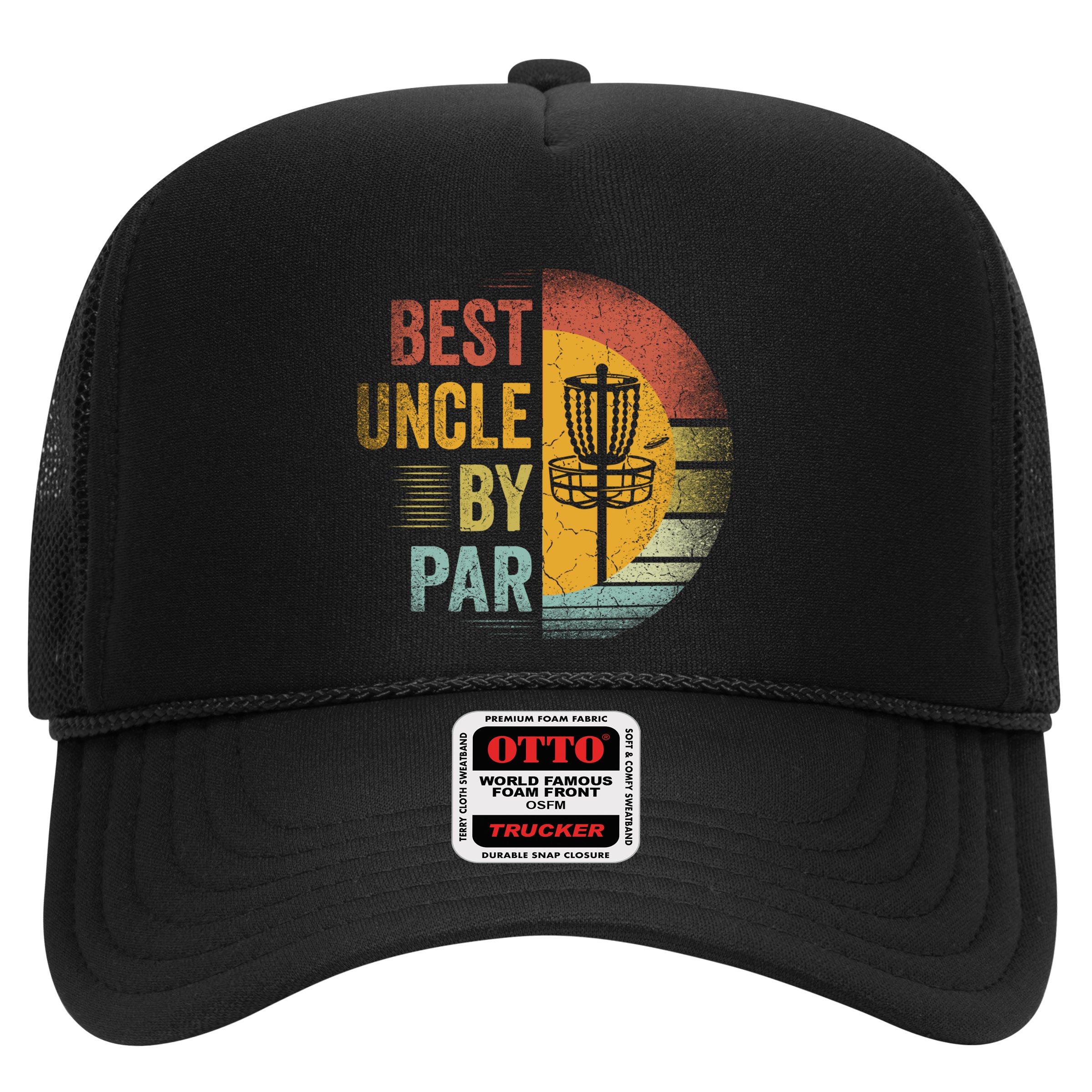 Best Uncle By Par Disc Golf Frisbee Golfer FatherS Day Cool Gift Hat