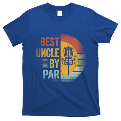 Best Uncle By Par Disc Golf Frisbee Golfer FatherS Day Cool Gift T-Shirt