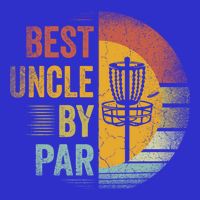 Best Uncle By Par Disc Golf Frisbee Golfer FatherS Day Cool Gift 16 in Basic Backpack