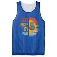 Best Uncle By Par Disc Golf Frisbee Golfer FatherS Day Cool Gift Mesh Reversible Basketball Jersey Tank