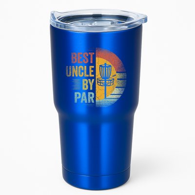 Best Uncle By Par Disc Golf Frisbee Golfer FatherS Day Cool Gift Tumbler