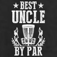 Best Uncle By Par Fathers Day Frisbee Disc Golf 7 Panel Mesh Trucker Snapback Hat