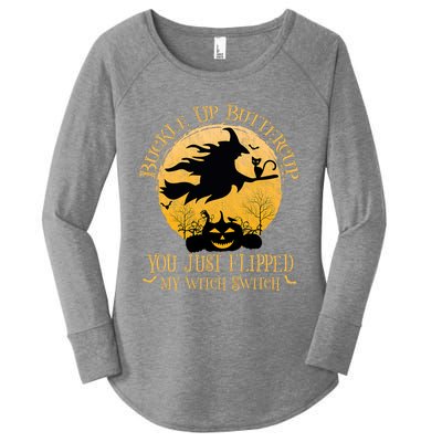 Buckle Up Buttercup You Just Flipped My Witch Switch Women's Perfect Tri Tunic Long Sleeve Shirt