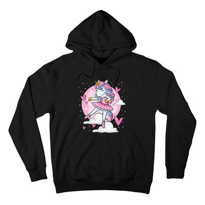 Ballet Unicorn Ballerina Cute Dance Hoodie