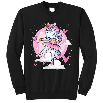 Ballet Unicorn Ballerina Cute Dance Sweatshirt