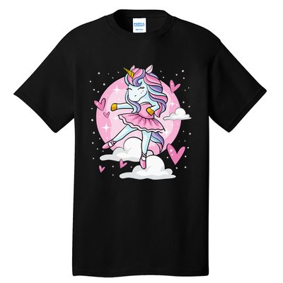 Ballet Unicorn Ballerina Cute Dance Tall T-Shirt