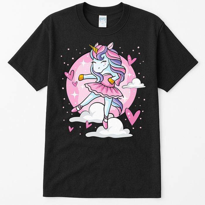 Ballet Unicorn Ballerina Cute Dance Tall T-Shirt