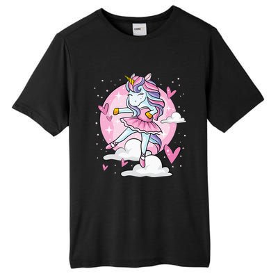 Ballet Unicorn Ballerina Cute Dance Tall Fusion ChromaSoft Performance T-Shirt