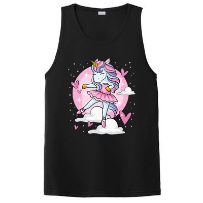 Ballet Unicorn Ballerina Cute Dance PosiCharge Competitor Tank